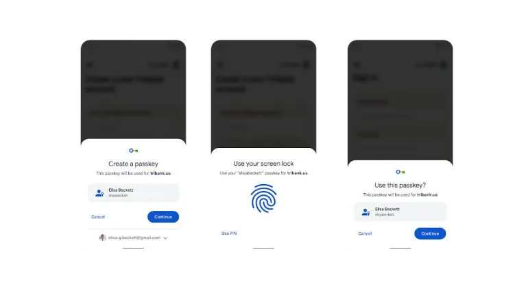 Google Passkey beta - setup and use
