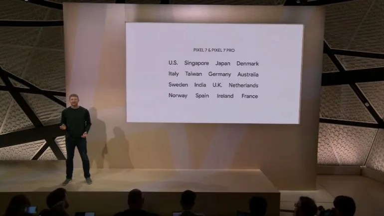 Google Pixel 7 and 7 Pro - availability