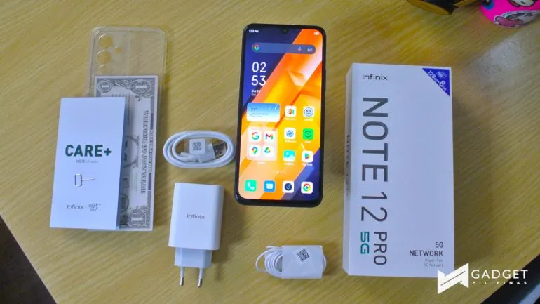 Infinix NOTE 12 Pro 5G Review - inside box
