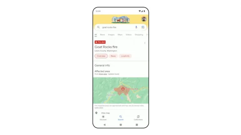 Google AI@ 2022 event - Wildfire