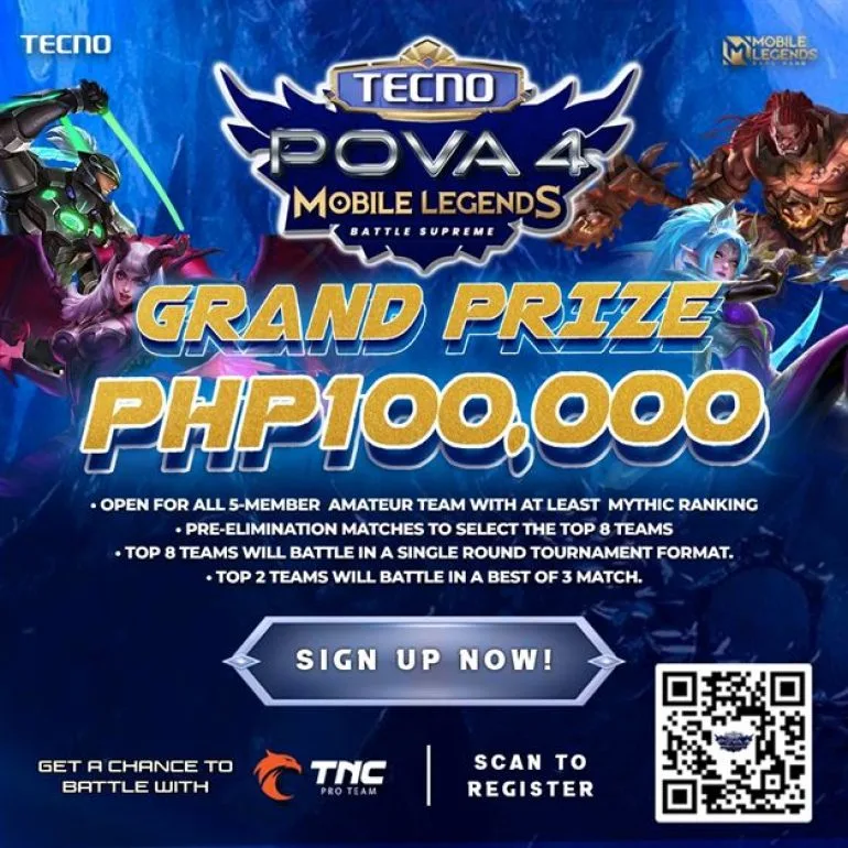 TECNO POVA 4 Pro - MLBB