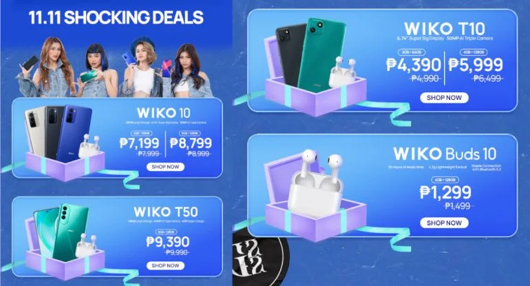 WIKO 11.11 sale - Shopee