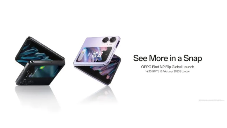 OPPO Find N2 Flip - global launch date - poster