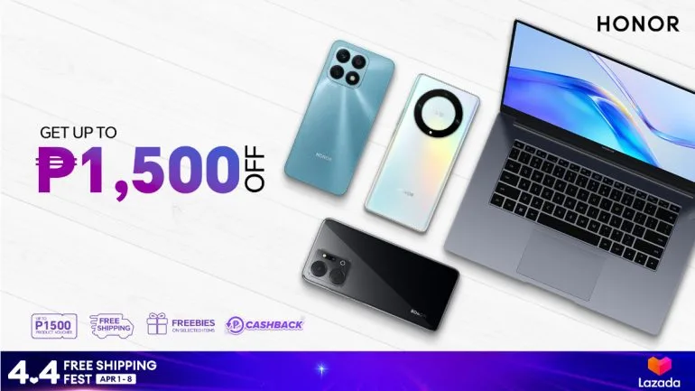 HONOR 4.4 Sales 2023 - Lazada
