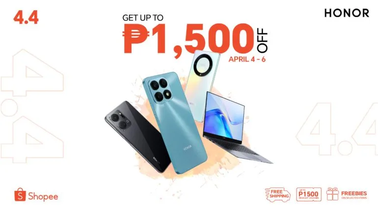 HONOR 4.4 Sales 2023 - Shopee