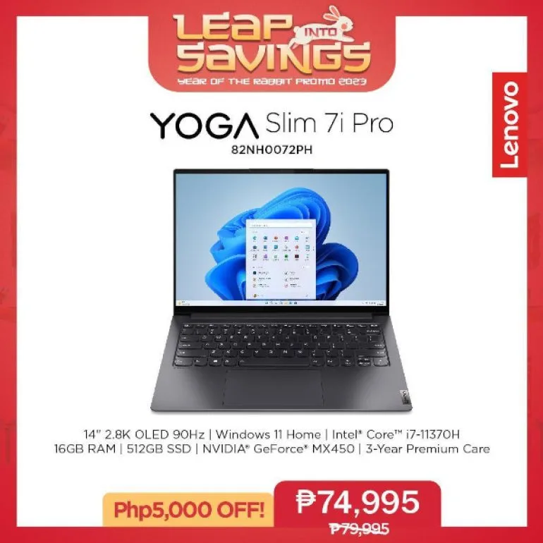 Lenovo Year of the Rabbit Promo 2023 - Yoga Slim 7i Pro