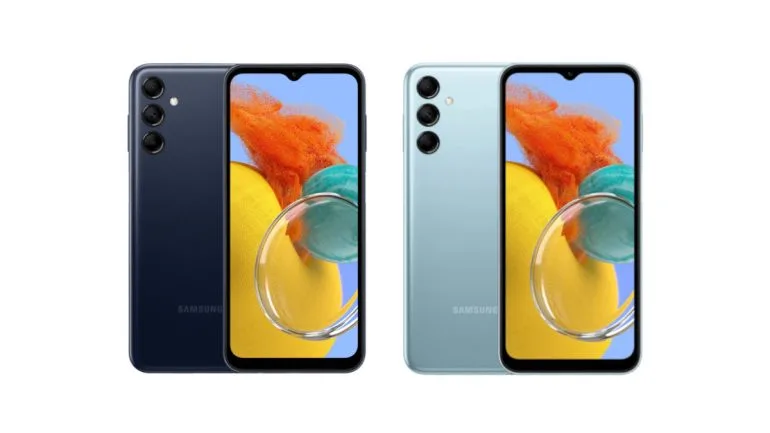 Samsung Galaxy M14 5G - launch - Navy Blue and Light Blue