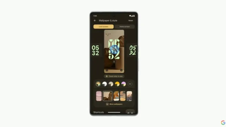 Google - Generative AI-powered Android - Lock screen