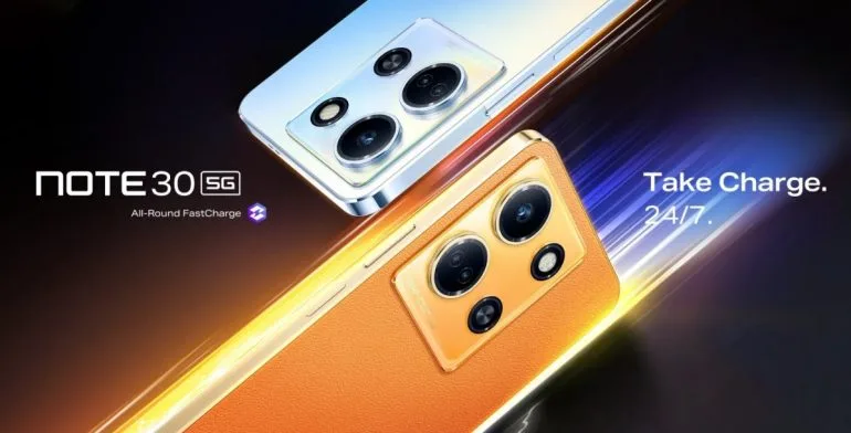 Infinix Note 30 series - launch - Note 30 5G - charging