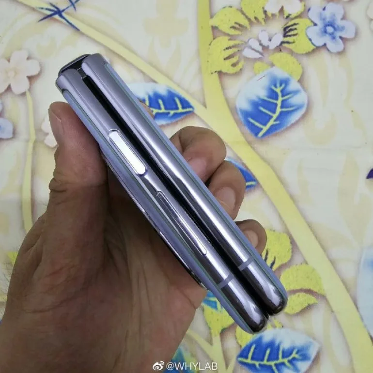 TECNO Phantom V Yoga - leaked live images - folded