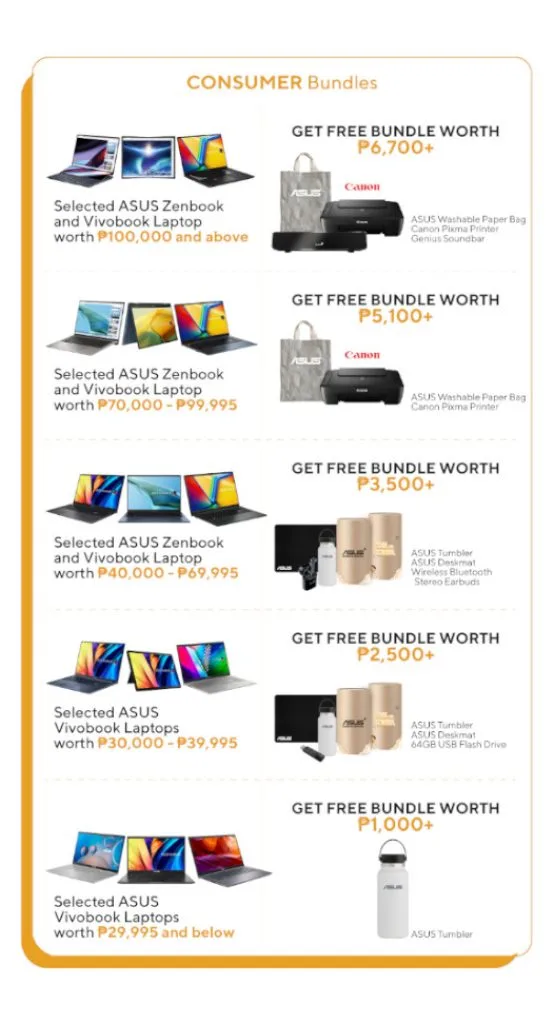 ASUS and ROG Cool for School 2023 promo featured image ASUS bundles