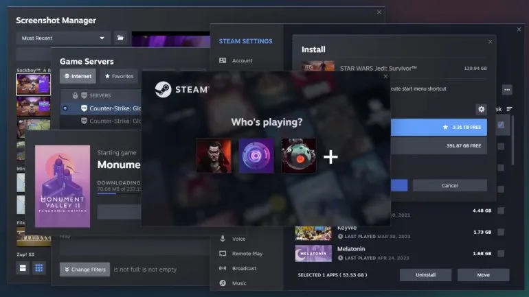 New Steam update 1