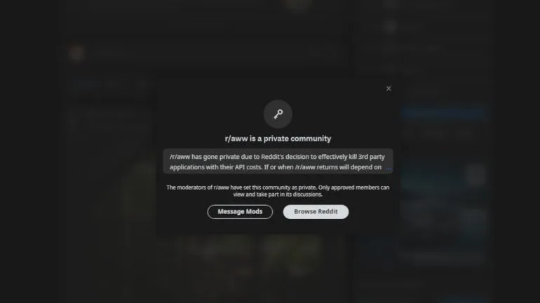 Reddit subreddit protest 1