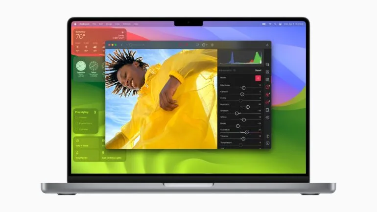 macOS Sonoma WWDC 2023 widgets 2