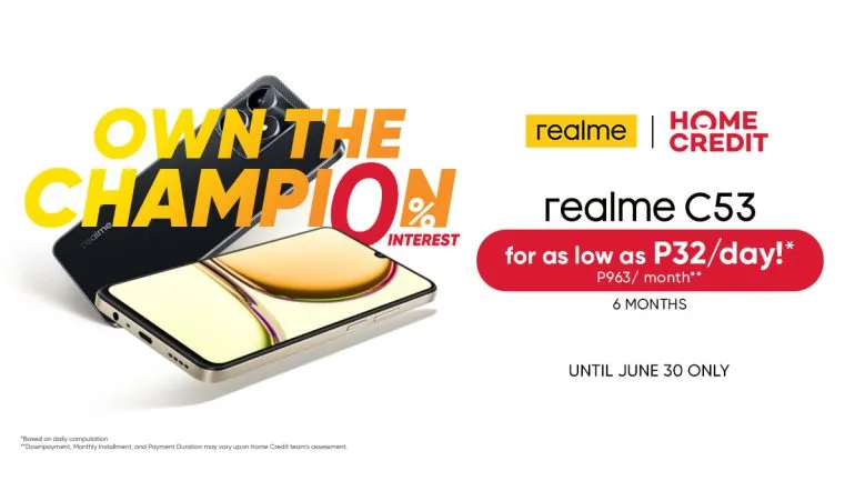 realme C53 PH launch Home Credit