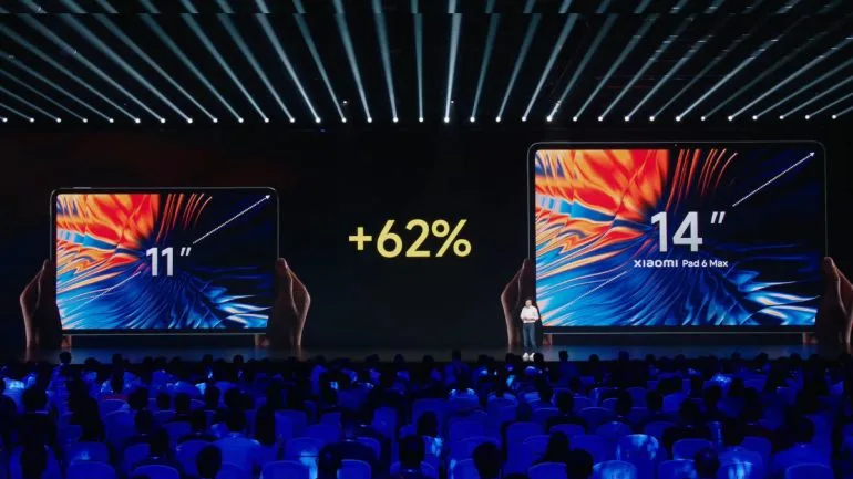 Xiaomi Pad 6 Max launch display