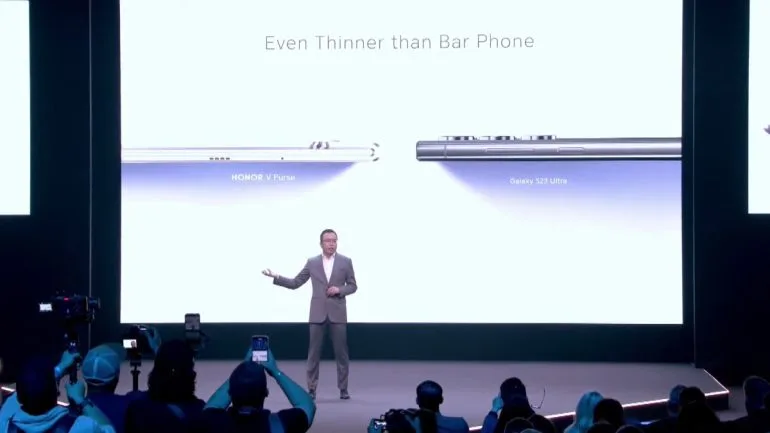 HONOR Magic V Purse concept device thinness