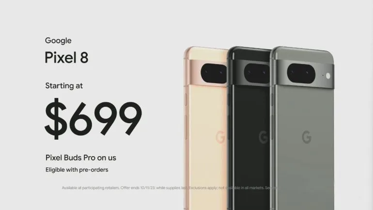 Google Pixel 8 series launch Google Pixel 8 price