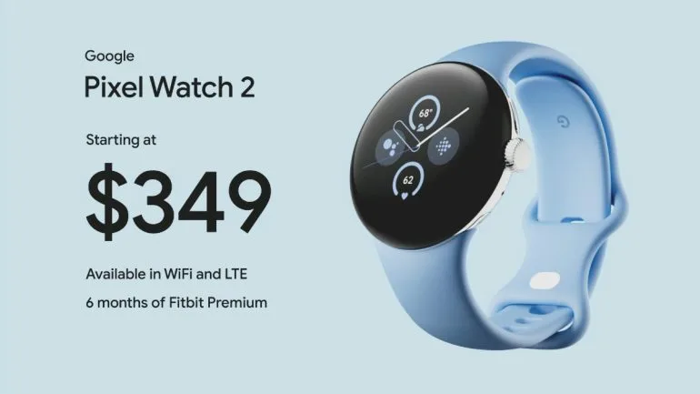 Google Pixel Watch 2 launch price