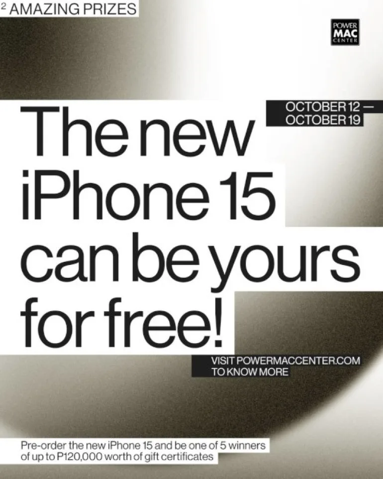 iPhone 15 series PMC pre order raffle