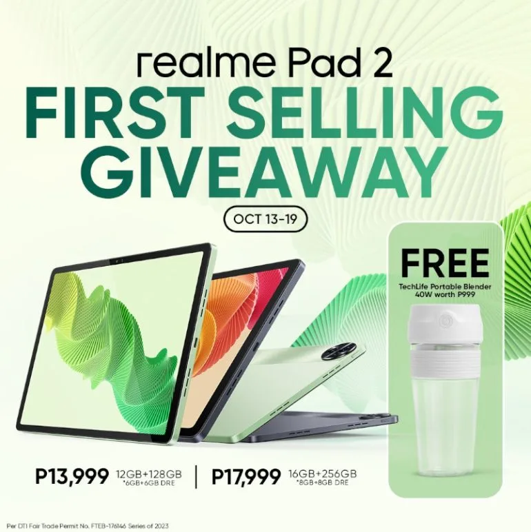realme Pad 2 PH Launch poster