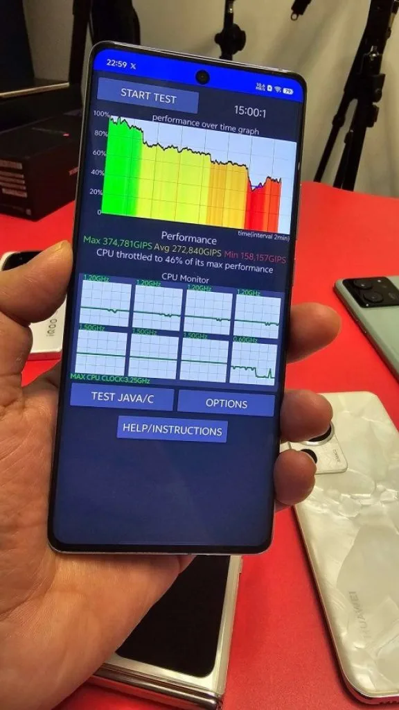 vivo X100 Pro MediaTek Dimensity 9300 throttle
