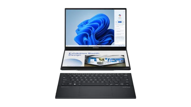 ASUS Zenbook Duo (2024) CES 2024 Dual screen mode