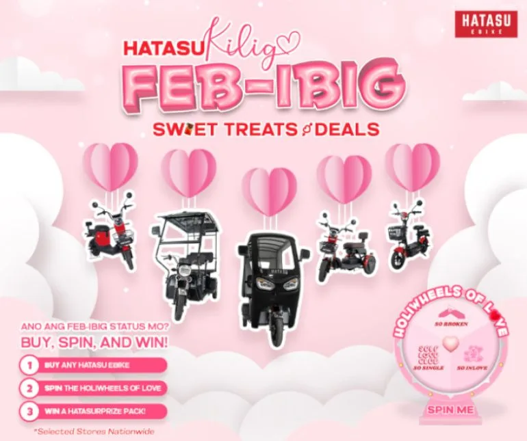 HATASU Philippines HATASUKILIG Feb Ibig campaign holiwheels of love