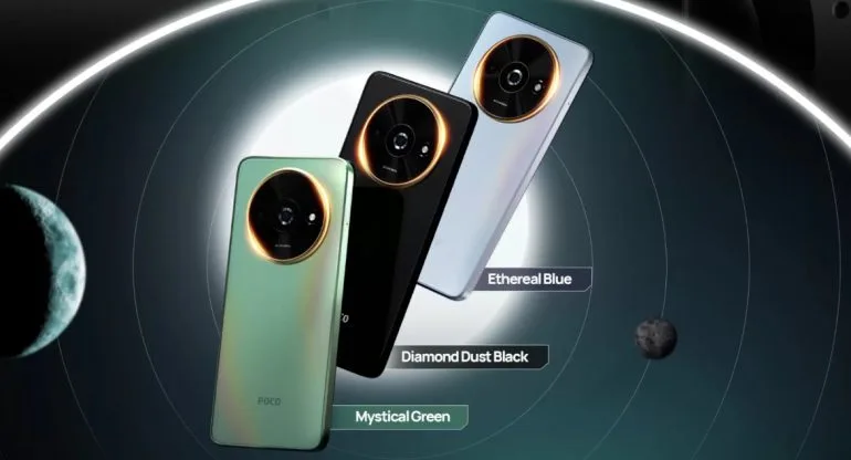POCO C61 India launch color