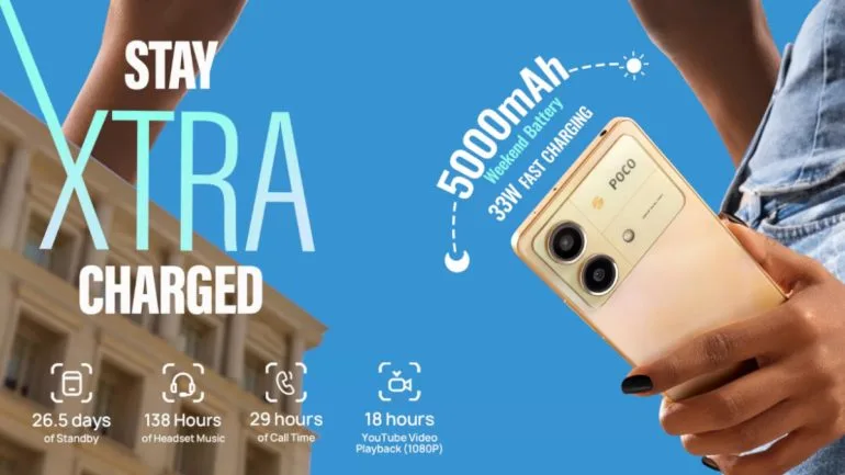 POCO X6 Neo 5G India launch battery
