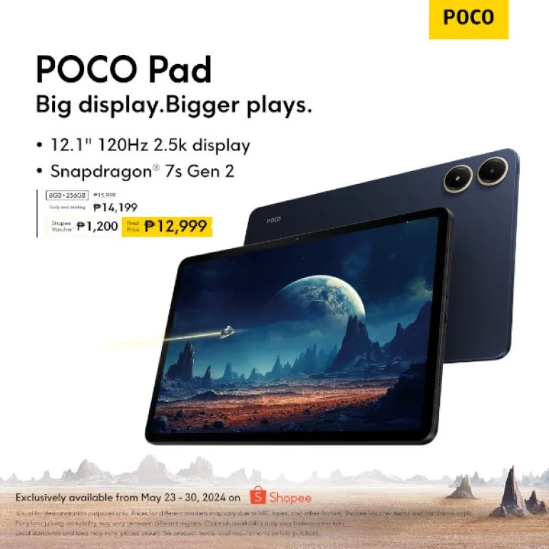 POCO Pad PH launch price