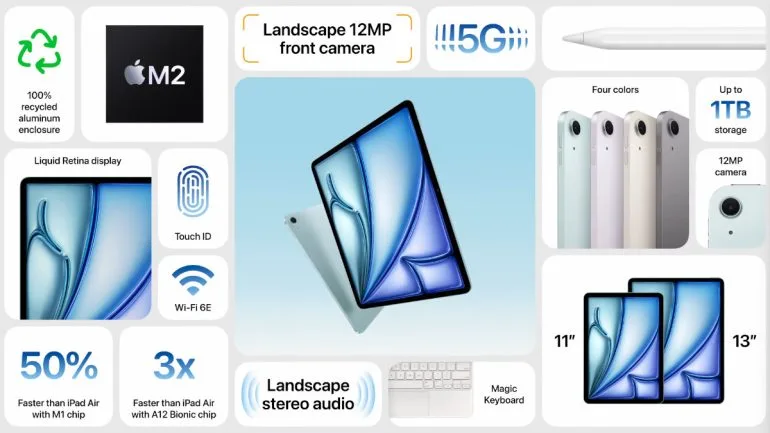 iPad Air 2024 launch highlights