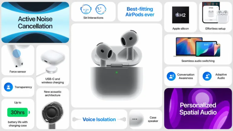 AirPods 4 launch highlights