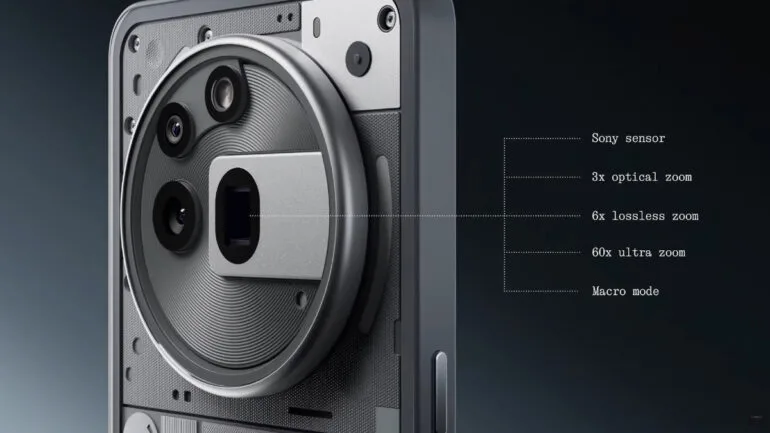 Nothing Phone (3a) series design revealed periscope telephoto details