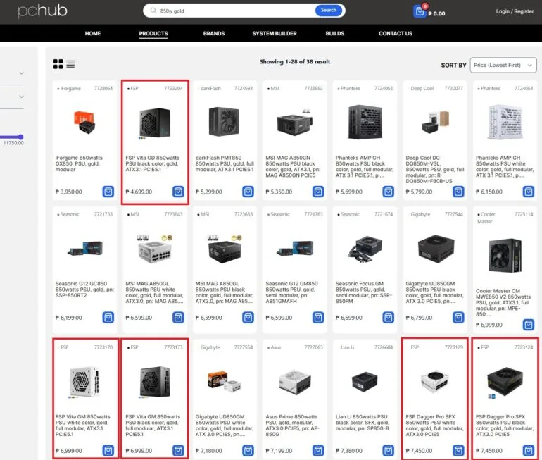 FSP PSU Pricing Market