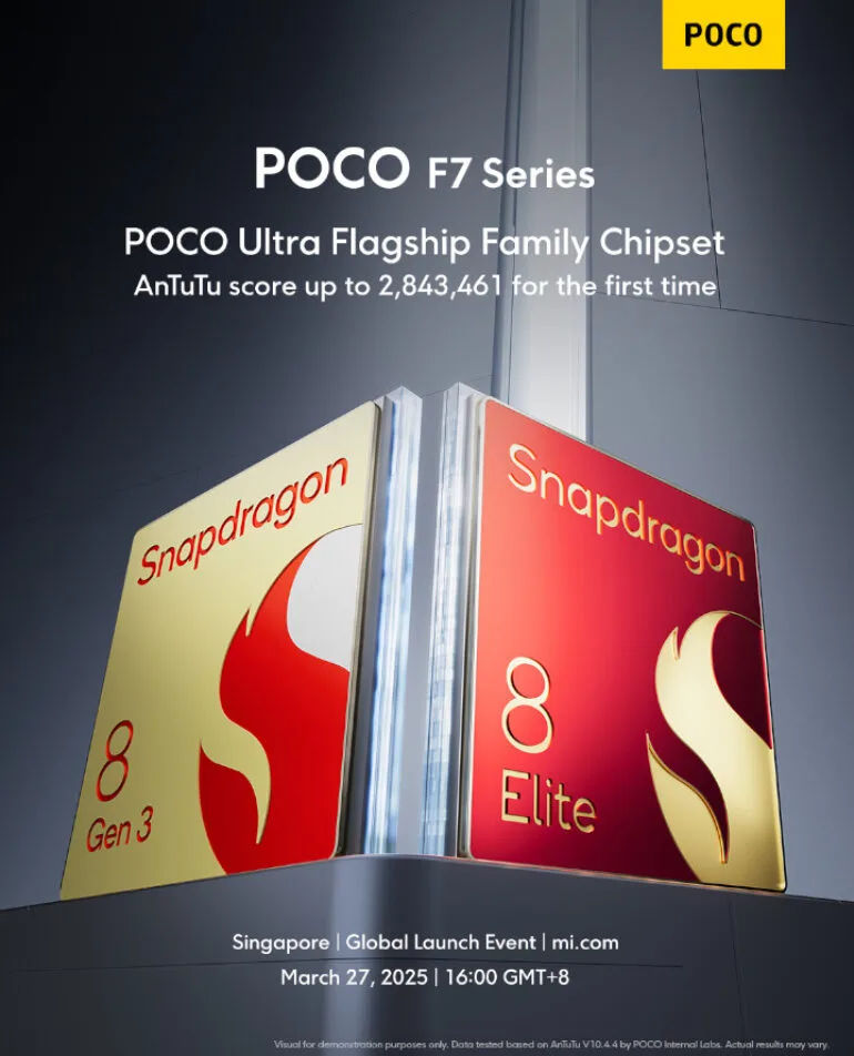 POCO F7 Series launch date chipset