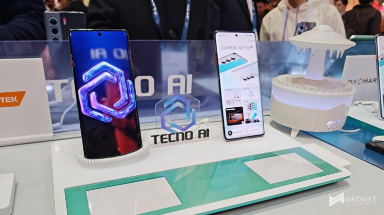 TECNO Mobile MWC 2025 booth TECNO CAMON 40 series