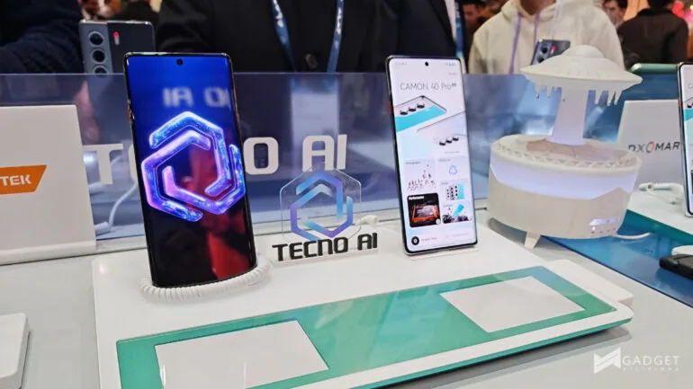 TECNO Mobile MWC 2025 booth TECNO CAMON 40 series