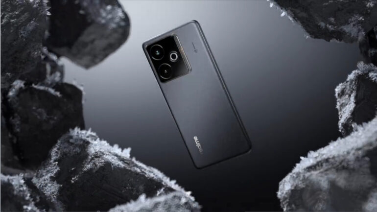 realme GT 7 display and Geekbench Black