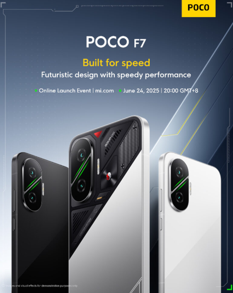 POCO F7 AnTuTu score launch date