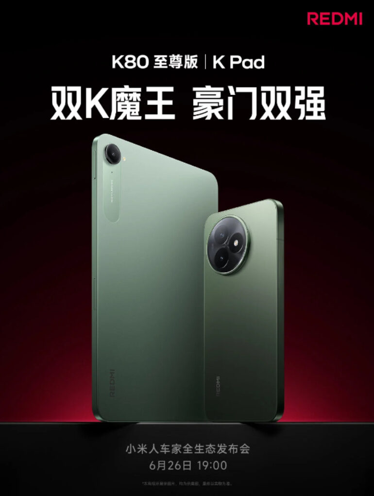 Redmi K80 Ultra and K Pad China event 1