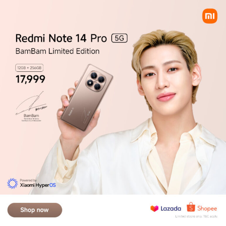 Redmi Note 14 Pro 5G BamBam Limited Edition PH launch 2