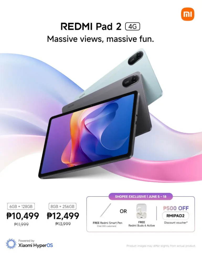 Redmi Pad 2 4G PH launch 2
