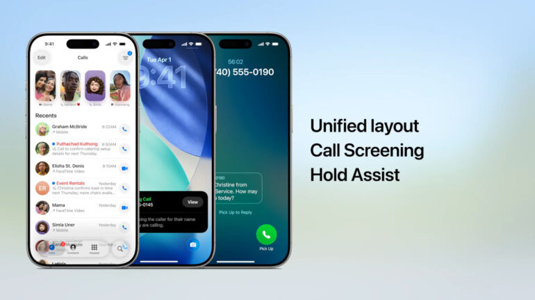 iOS 26 WWDC 2025 Phone app
