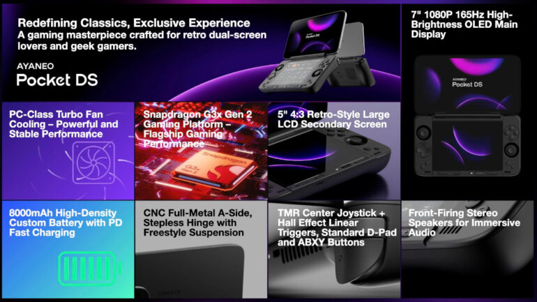 AYANEO Pocket DS launch highlights