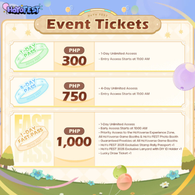 HoYo FEST 2025 PH pass