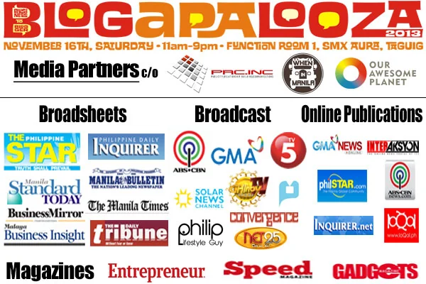 Blogapalooza-media-partners-tv-radio-print-newspapers-magazines-wheninmanila