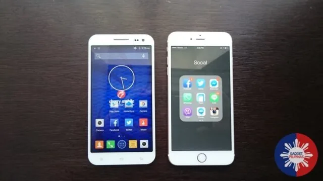 Cosmos One Plus v iPhone 6 Plus