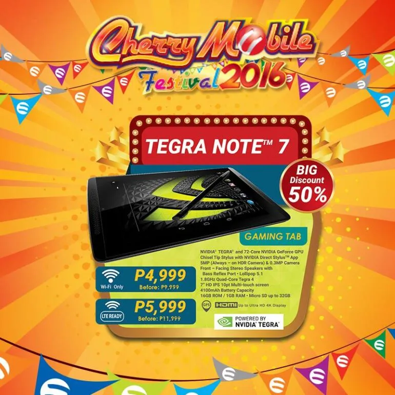 Cherry Mobile Tegra Note 7