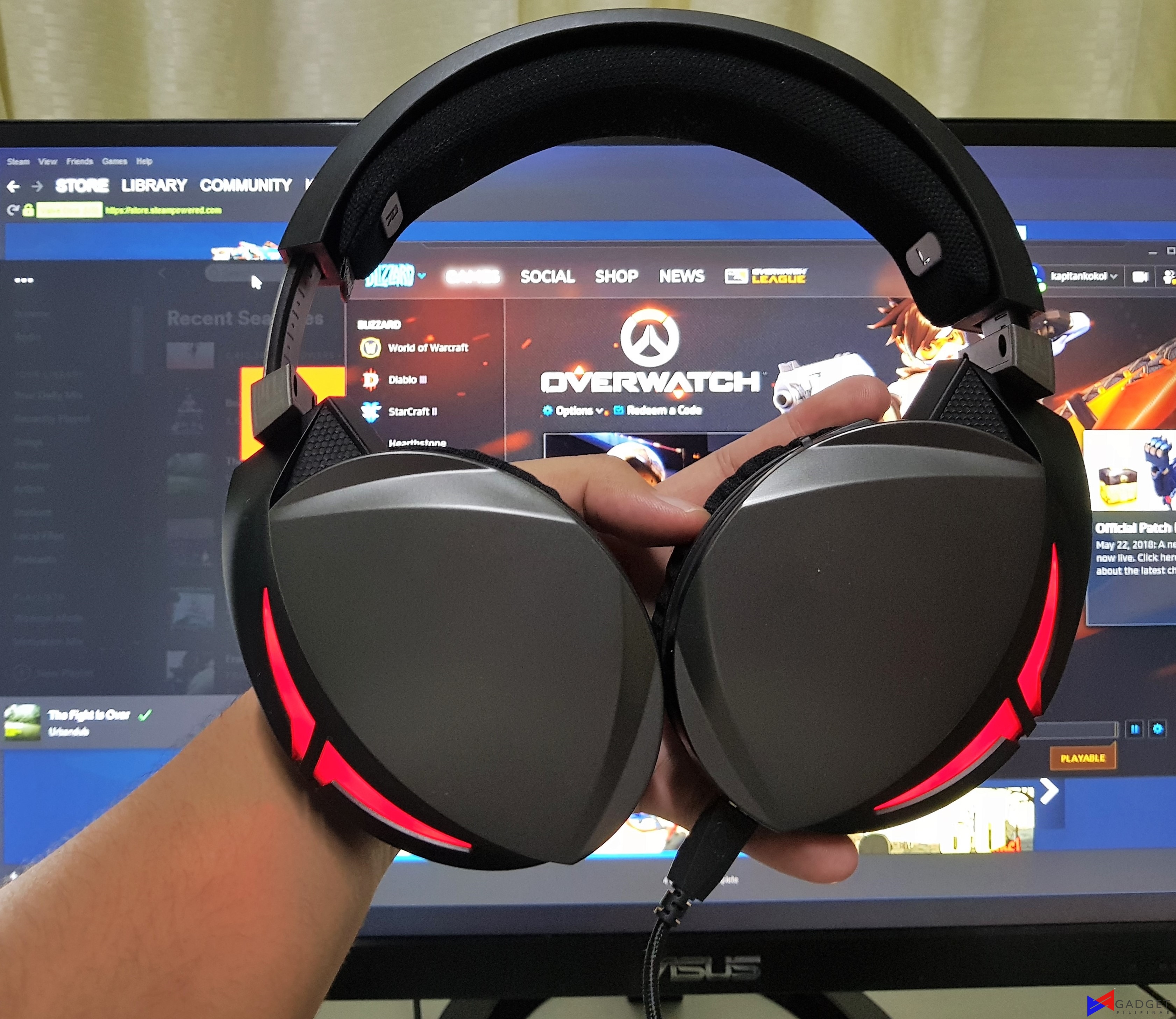 Rog strix fusion 300 gaming online headset